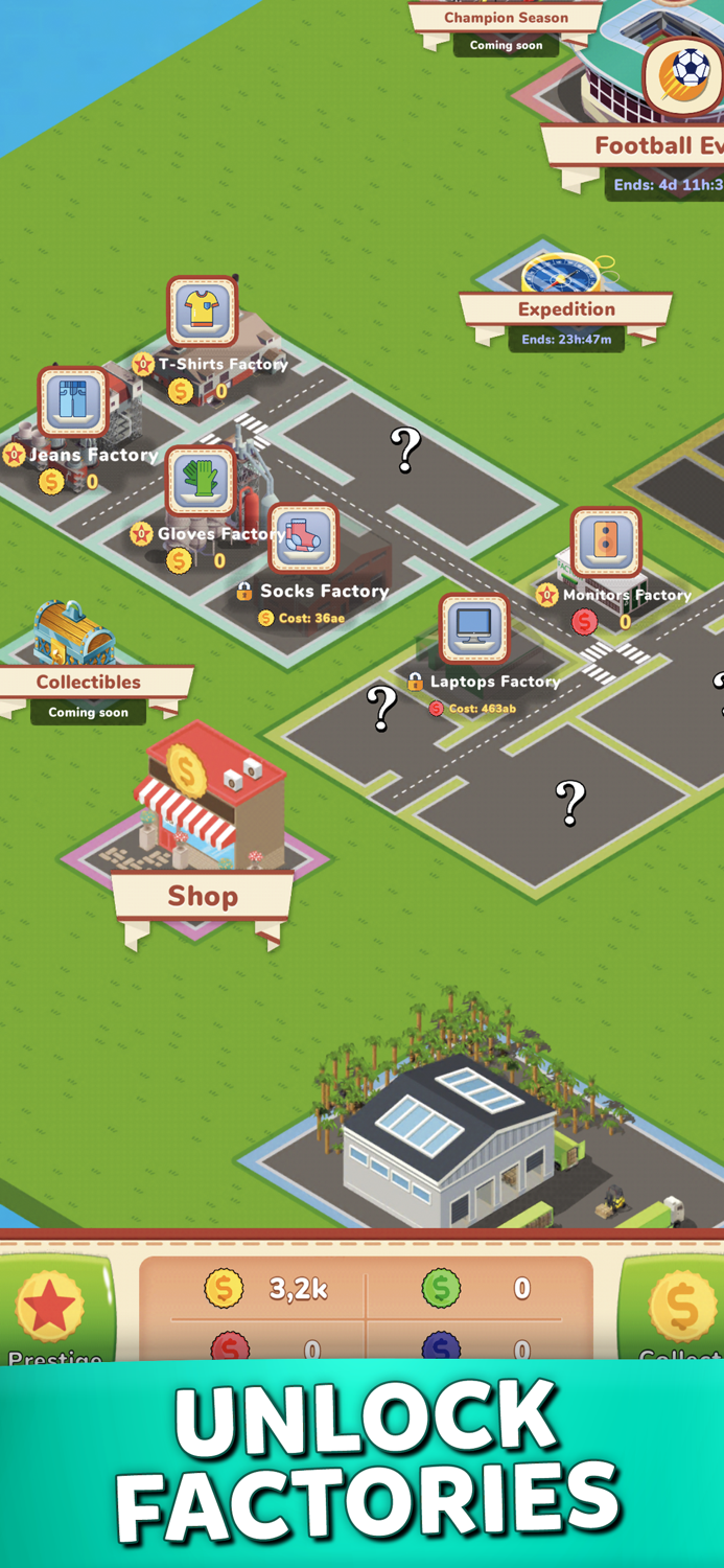 Idle Factories Tycoon Game