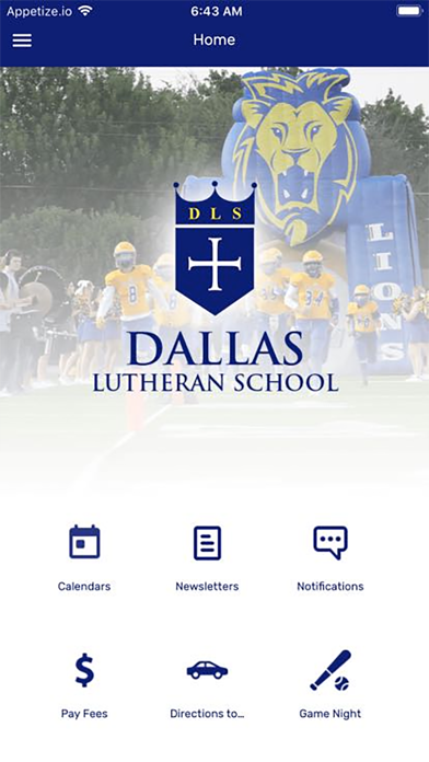 Dallas Lutheran School Screenshot