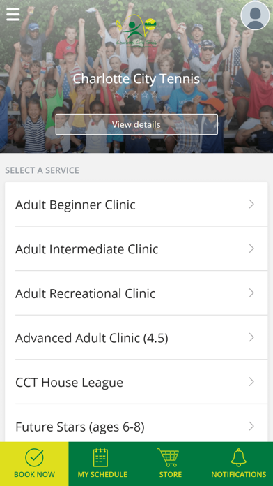 Charlotte City Tennis Screenshot