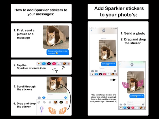 Screenshot #6 pour Sparkler Stickers