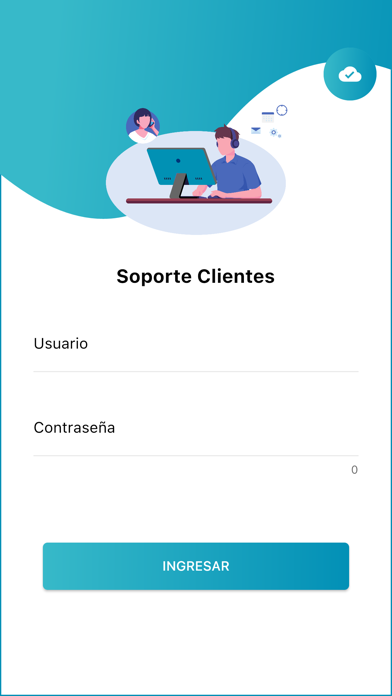 Soporte Clientes Móvil Screenshot