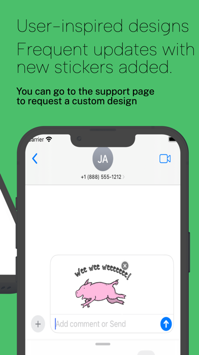 Screenshot #3 pour Happy Pigs Stickers
