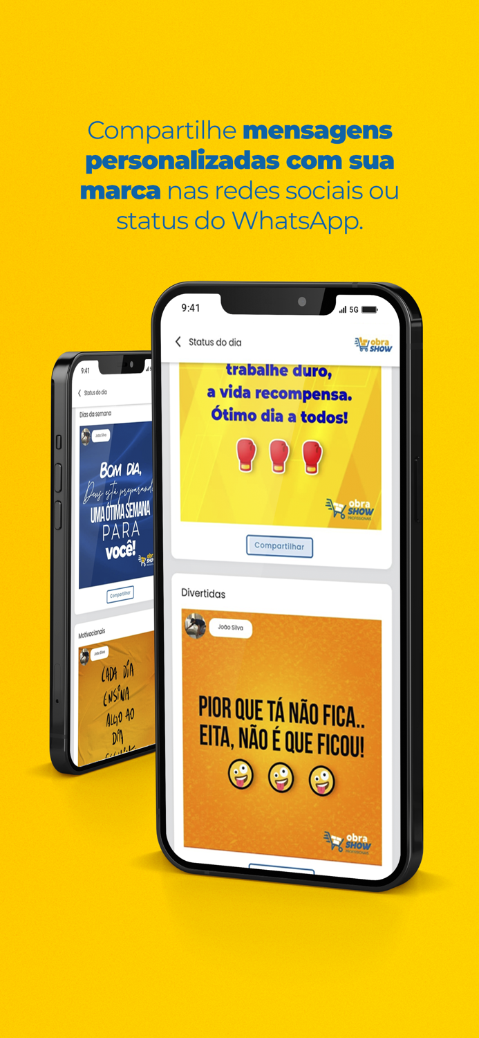 Obra Show para Profissionais