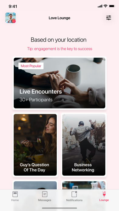 Amour Dating App Screenshot