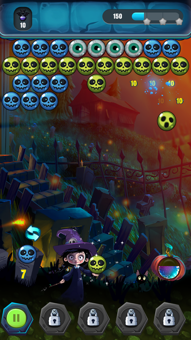 Crazy bubbles Halloween Screenshot