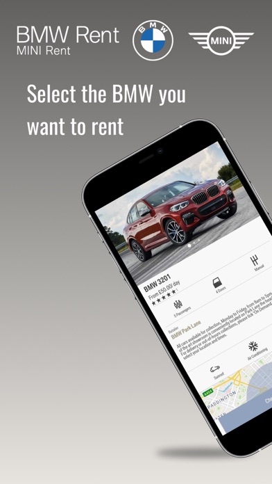 BMW Rent UK Screenshot
