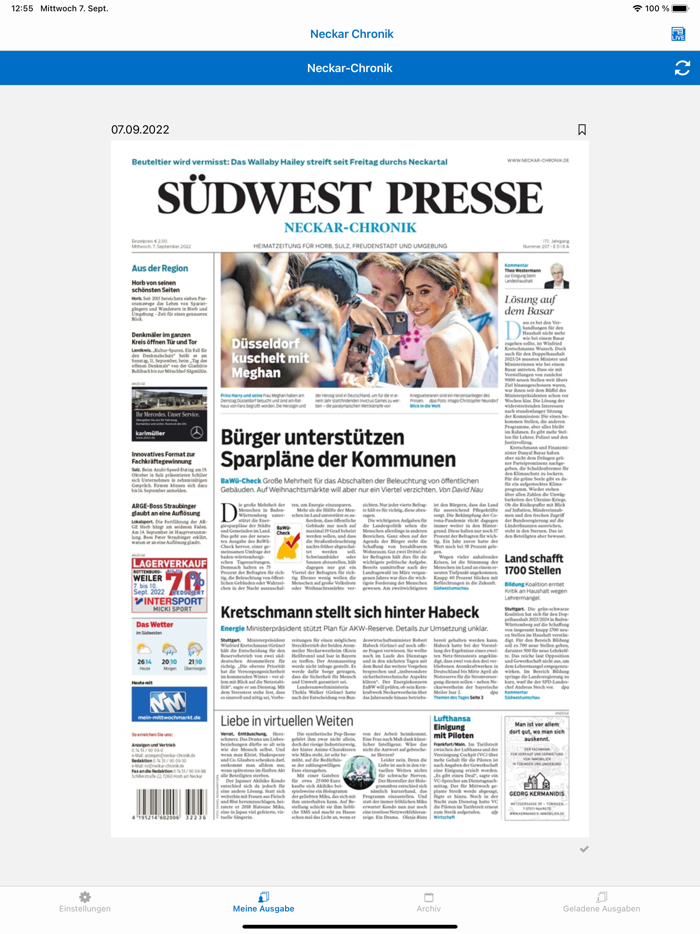 Neckar Chronik 2022
