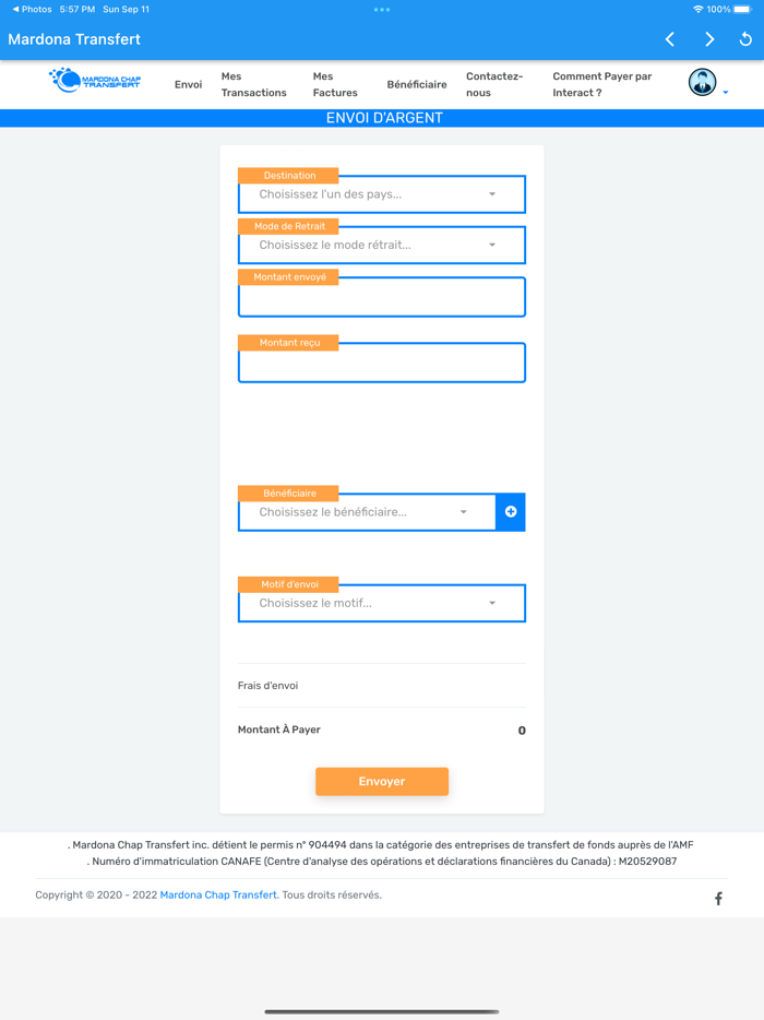 Mardona Chap Transfert