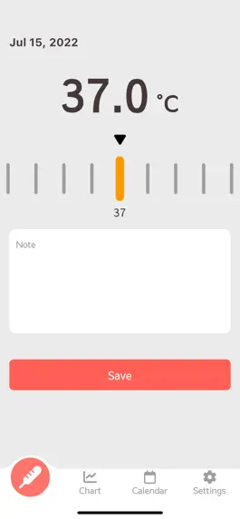 Game screenshot Body Temperature Notepad apk
