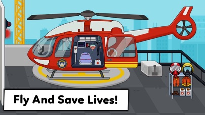 Tizi Town: Fire Station Games Screenshot