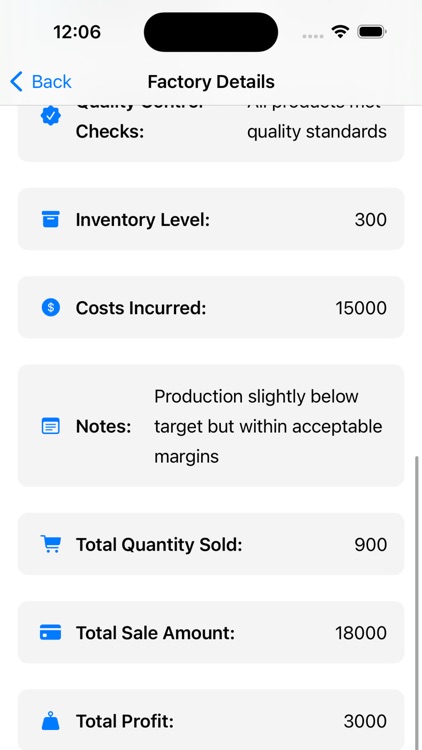 Steel Factory Daily Log