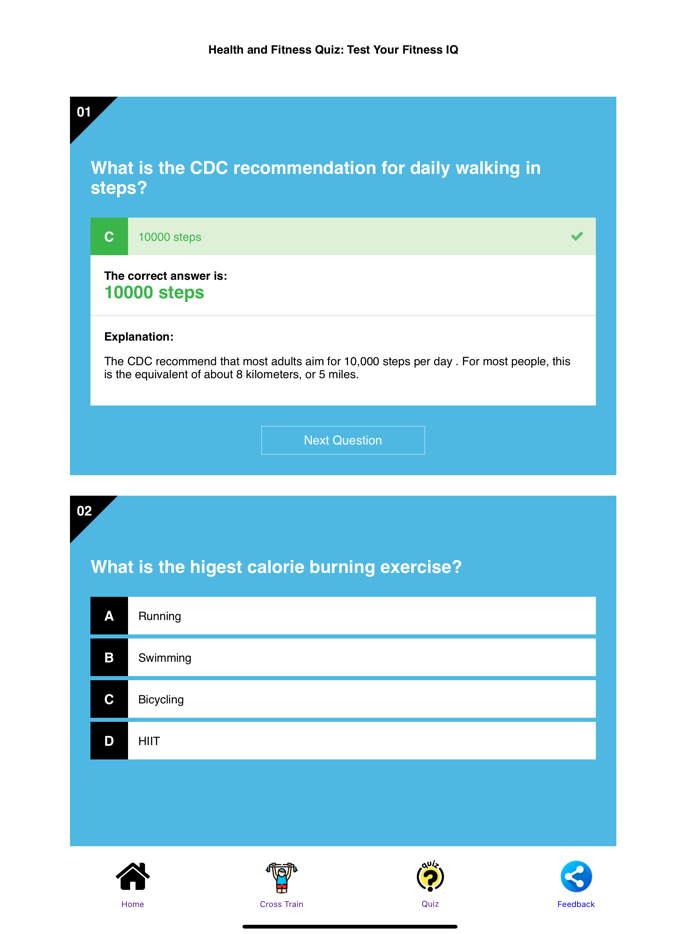 Fitness and Nutrition