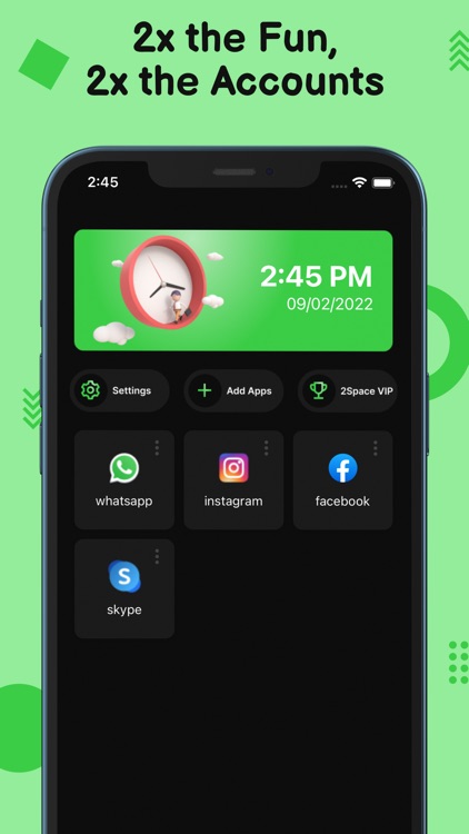 2Space - Multiple Accounts