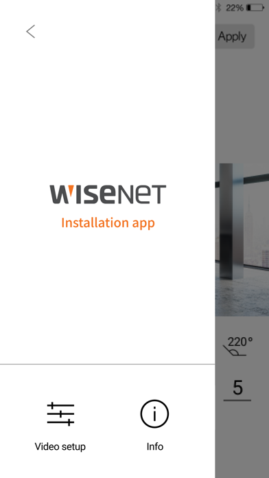 Wisenet Installation Screenshot