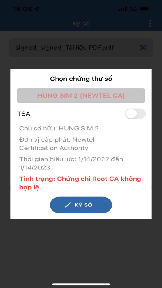 #1. NEAC Signer (iOS) Podle: NEAC