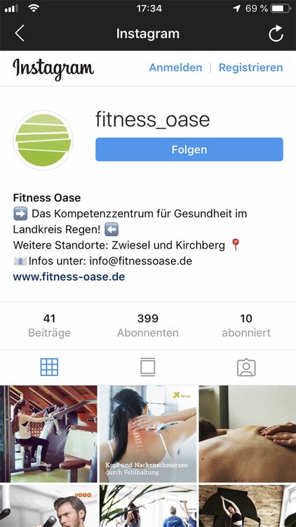 Fitness Oase screenshot-4