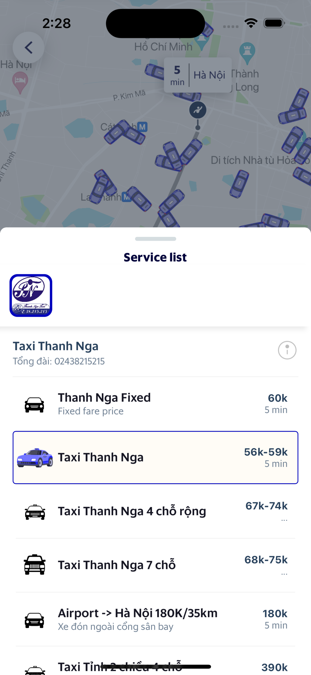 Taxi Thanh Nga