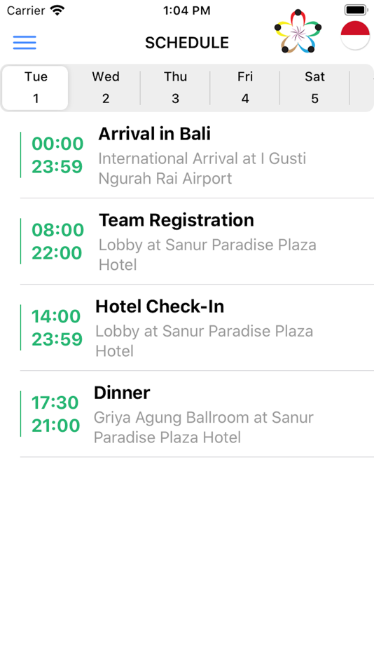 #3. WSDC 2017 Bali (iOS) 来自: DNARTWORKS KOMUNIKASI VISUAL, PT