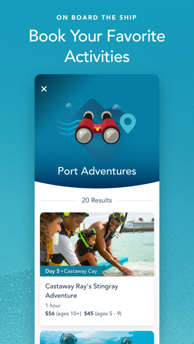 Disney Cruise Line Navigator Screenshot