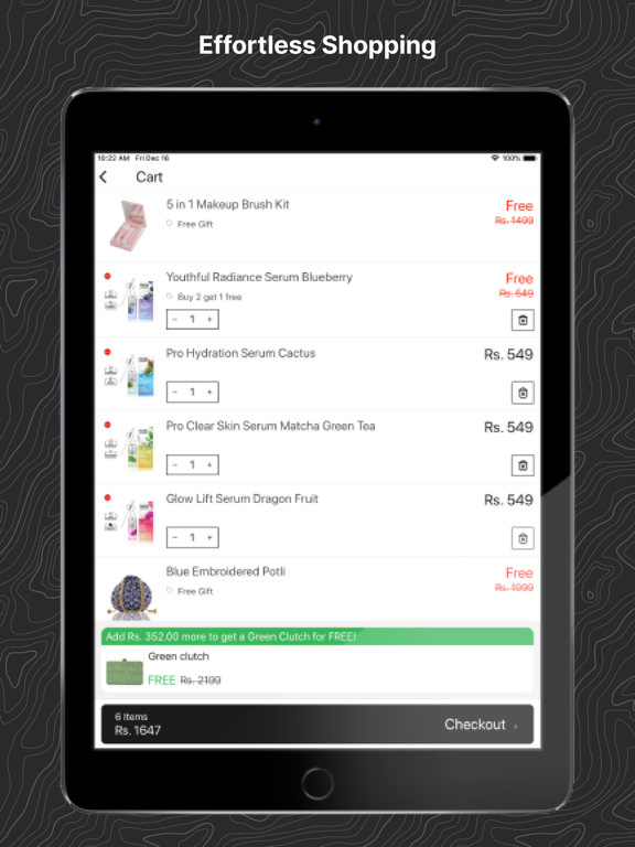 Faces Canada iPad screenshot 4 - Shopping app
