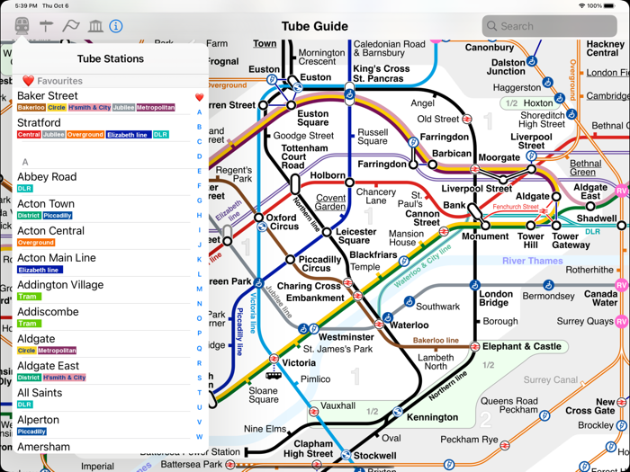 London Tube Map and Guide