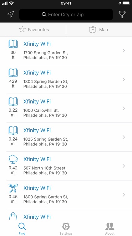 Xfinity WiFi Hotspots