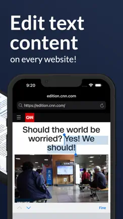 Kiosk editable browser iPhone image 3