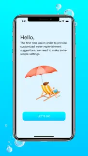 iwater reminder-healthy tool iphone screenshot 1