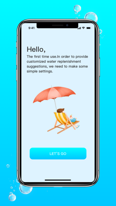 iWater Reminder-Healthy Tool Screenshot