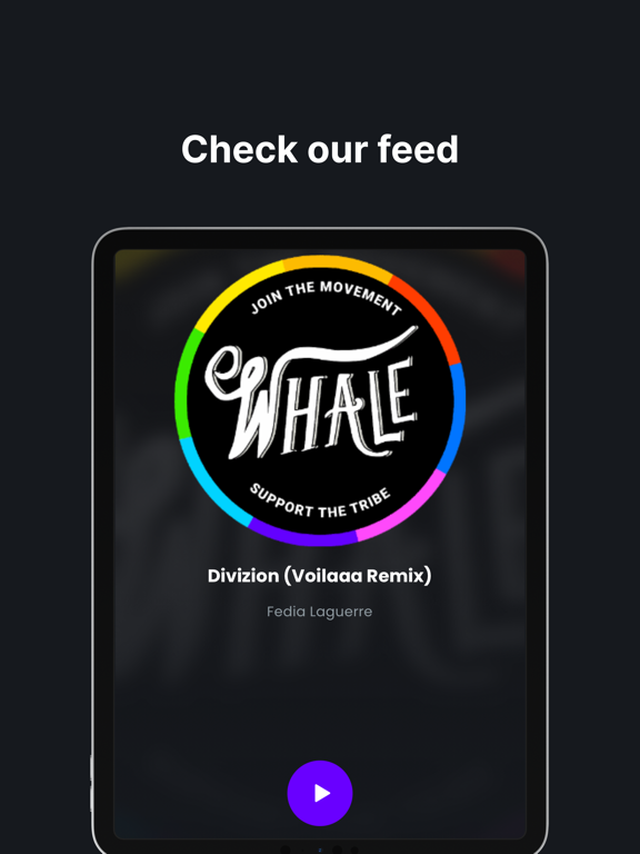 Whale City Radio iPad screenshot 2 - Music app