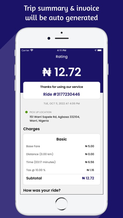 Farerun: Request a Ride screenshot-5