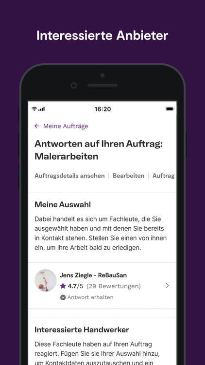 MyHammer Handwerkersuche screenshot-0