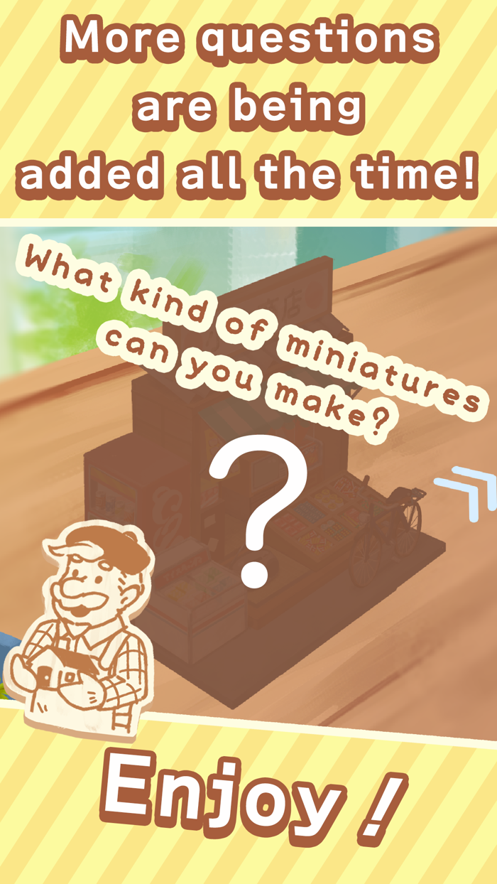 くみたてミニチュアPUZZLE-新感覚パズル！模型箱庭