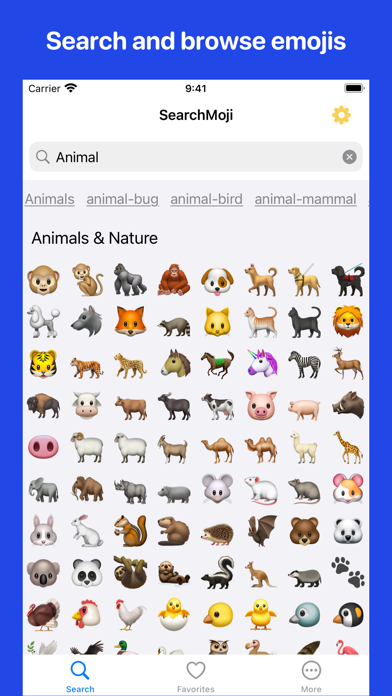 SearchMoji: Emoji Search App Screenshot