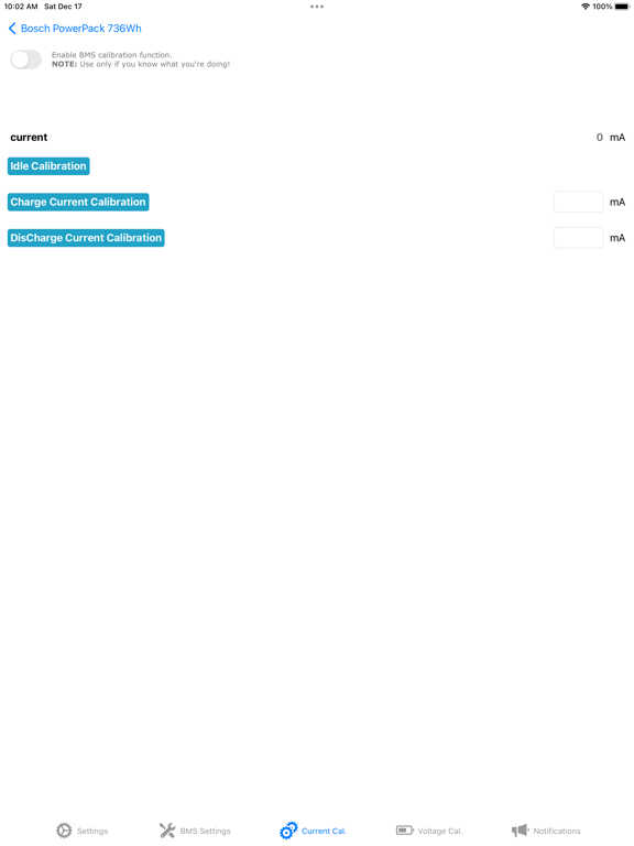 Xiaoxiang BMS iPad app afbeelding 7