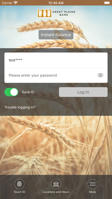 Great Plains Bank Mobile Screenshot