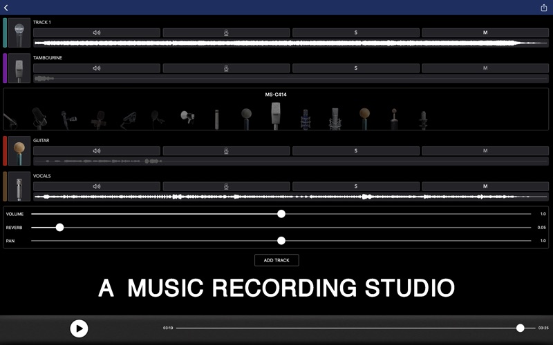 micswap multitrack pro: record iphone screenshot 2