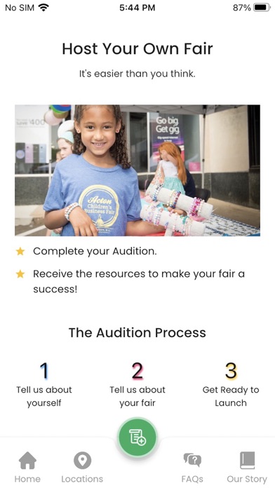 Children’s Business Fair Screenshot