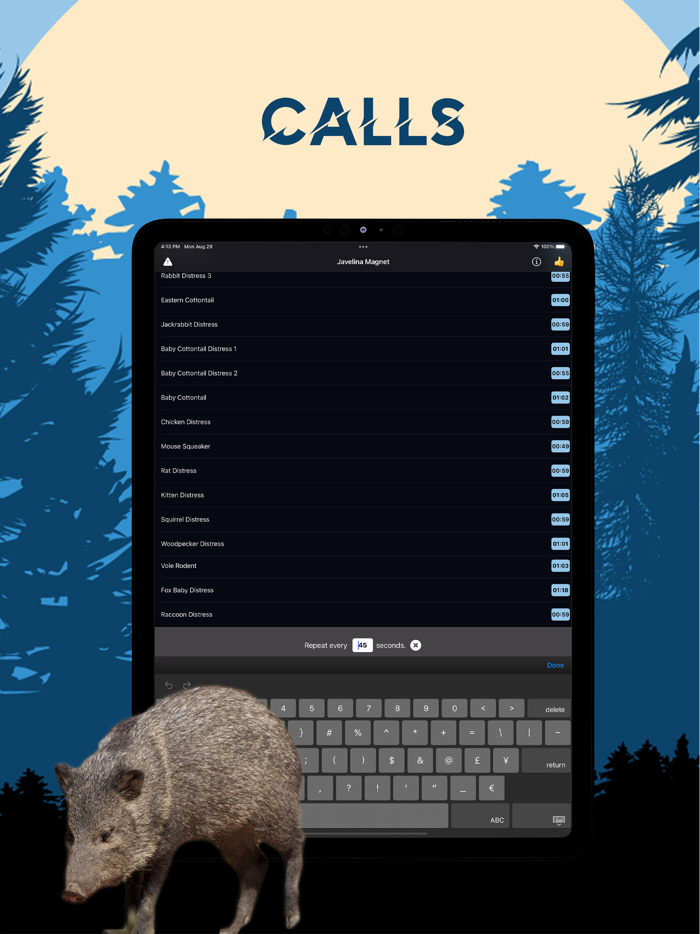 Javelina Magnet- Animal Calls