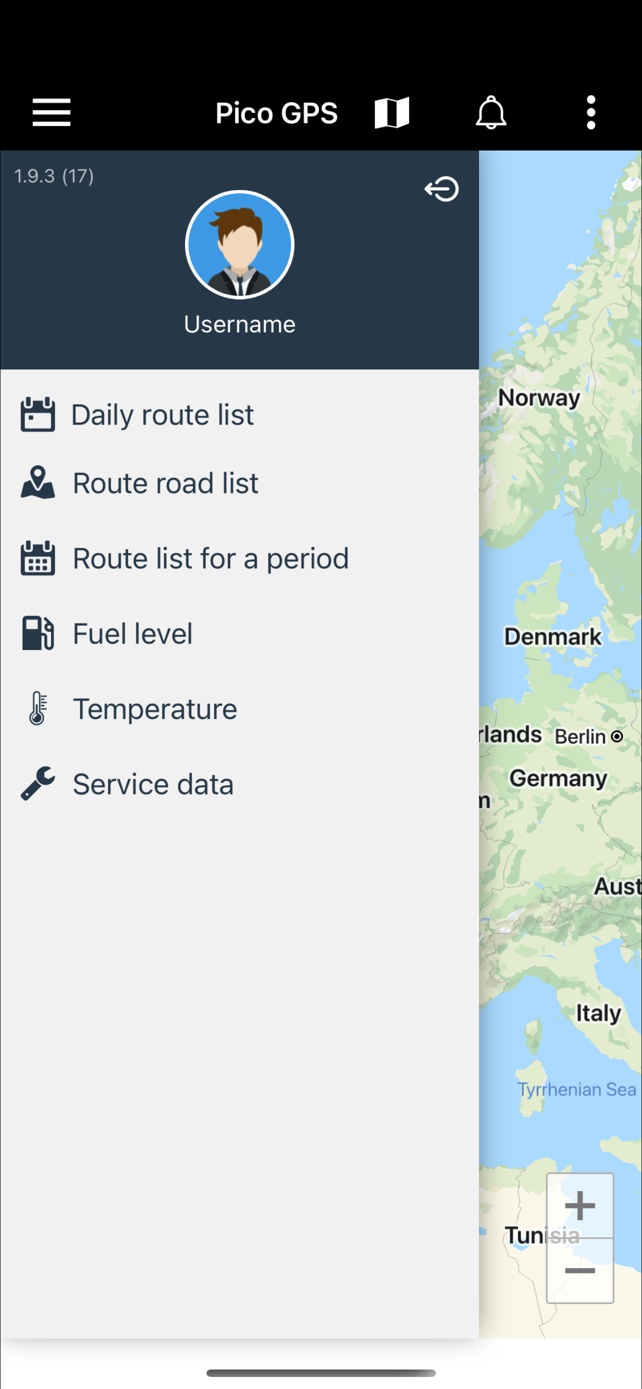 Pico GPS screenshot 1