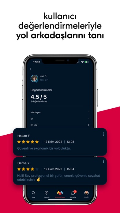 Jurnal: yolculuk paylaşımı Screenshot