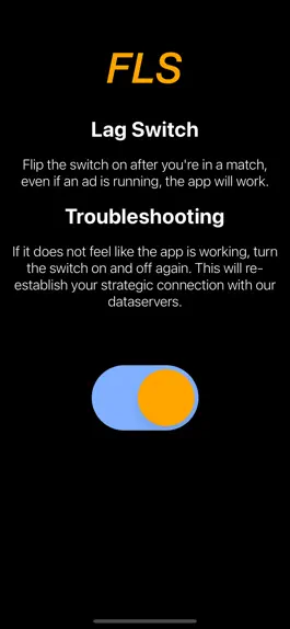 Game screenshot FLS: Lag Switch apk
