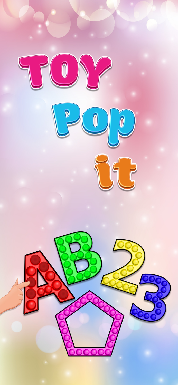 Pop it Toys ABC Learning Game