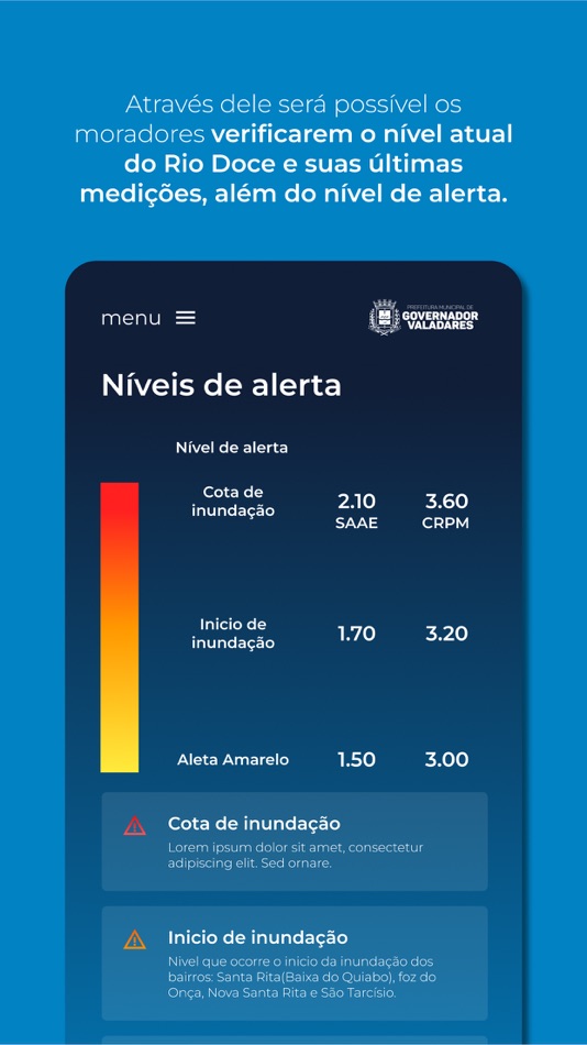 #4. Rio Doce Alerta (iOS) 由: Prefeitura Municipal de Governador Valadares