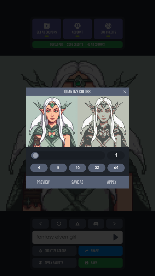 #2. Pixel Diffusion (iOS) 由: Farida Yarullina