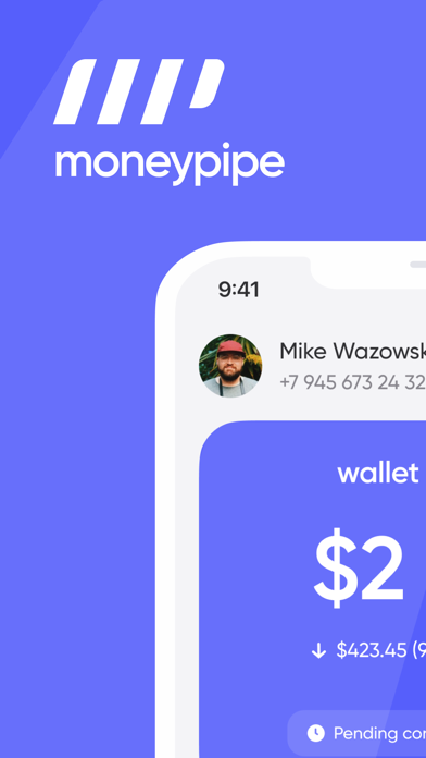 MoneyPipe: New HD Wallet Screenshot