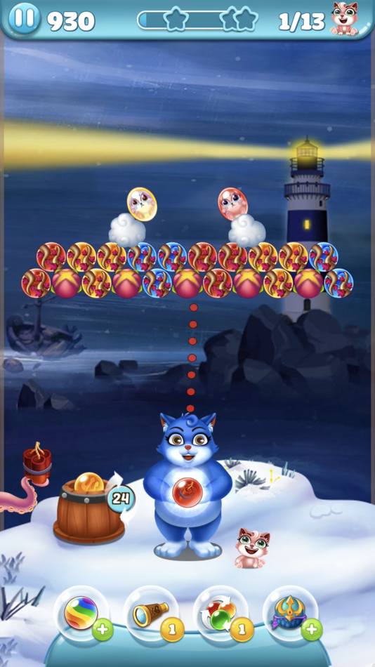#10. Cat Pop Island: Bubble Shooter (iOS) By: Phan Tu