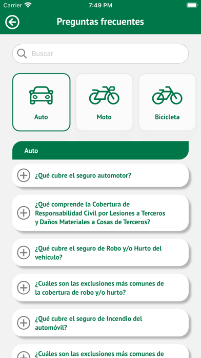 Triunfo Móvil Screenshot