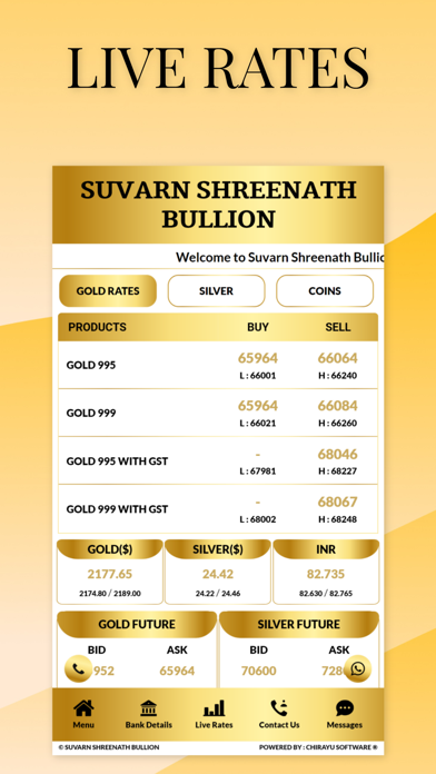 SUVARN SHREENATH BULLION Screenshot