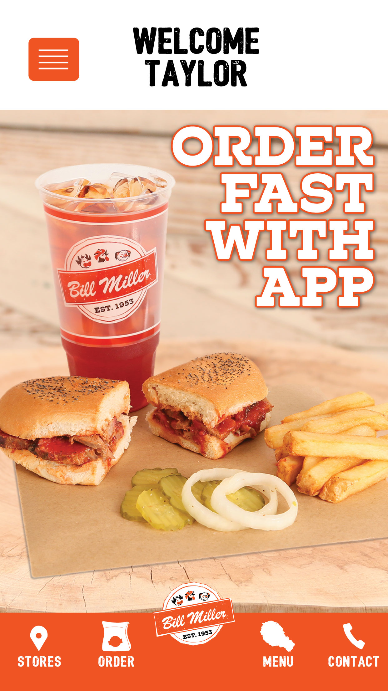 Bill Miller Bar-B-Q App